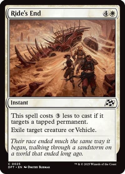 Rides End Aetherdrift Magic card