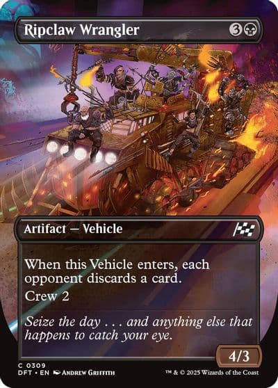 Ripclaw Wrangler Borderless Aetherdrift Magic card