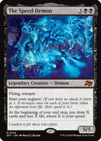 The Speed Demon Aetherdrift Magic card