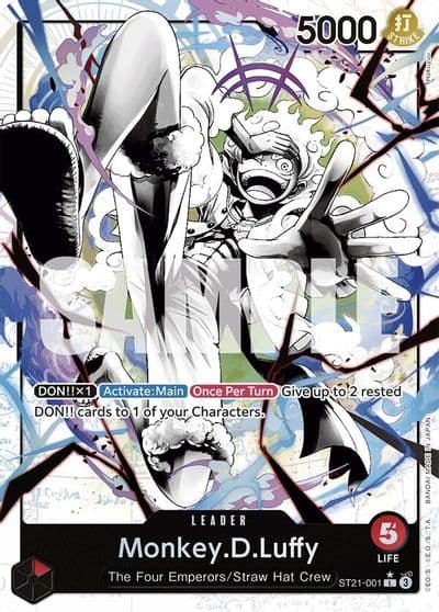 MonkeyDLuffy 001 Parallel Starter Deck EX: Gear 5 One Piece card
