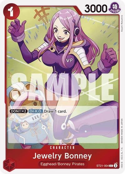Jewelry Bonney Starter Deck EX: Gear 5 One Piece card