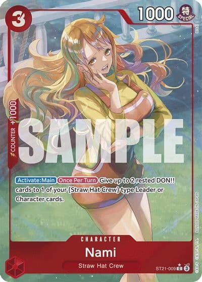 Nami Parallel Starter Deck EX: Gear 5 One Piece card