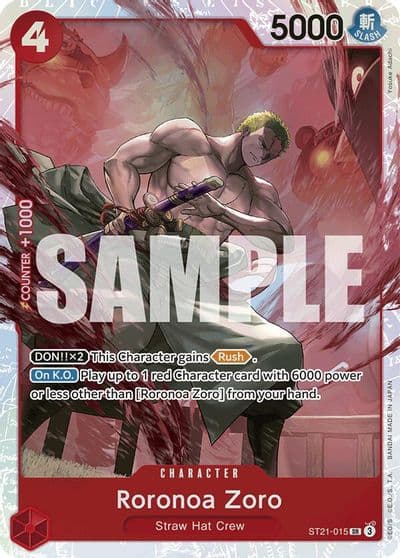Roronoa Zoro Starter Deck EX: Gear 5 One Piece card