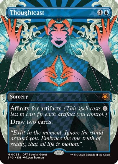 Thoughtcast Borderless Special Guests Magic card