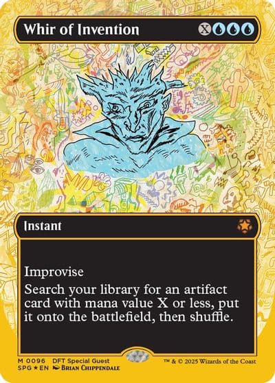 Whir of Invention Borderless First Place Foil Special Guests Magic card