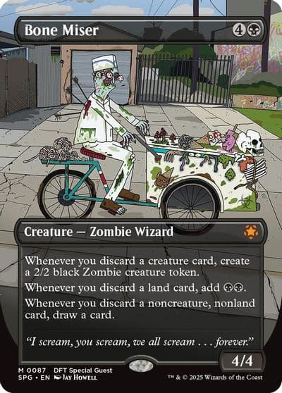 Bone Miser Borderless Special Guests Magic card