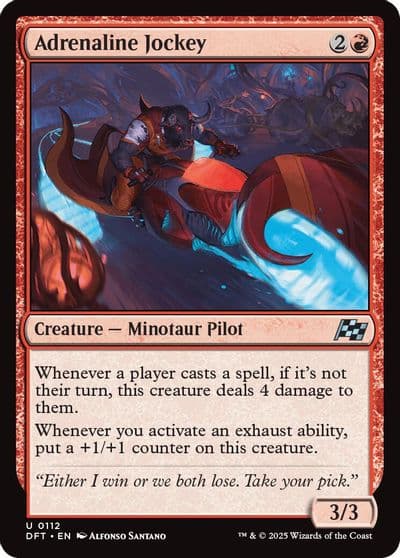 Adrenaline Jockey Aetherdrift Magic card