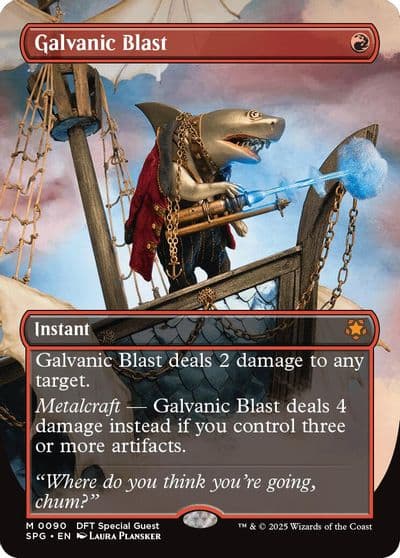 Galvanic Blast Borderless Special Guests Magic card