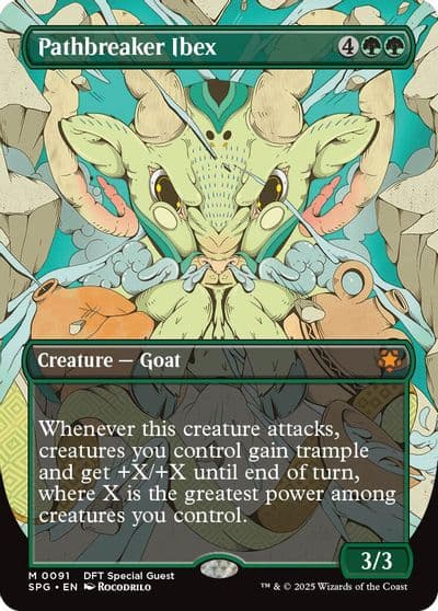 Pathbreaker Ibex Borderless Special Guests Magic card