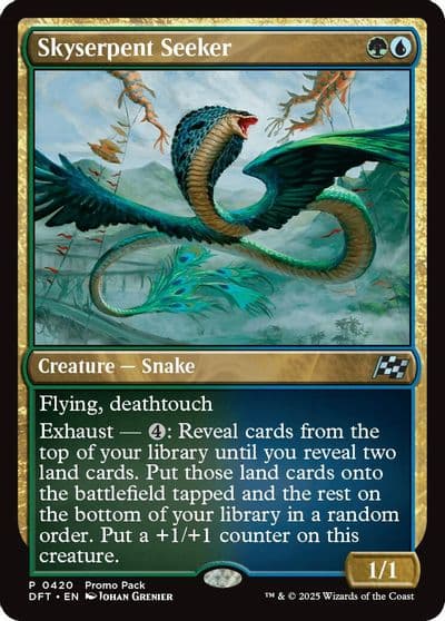 Skyserpent Seeker Promo Pack: Aetherdrift Magic card