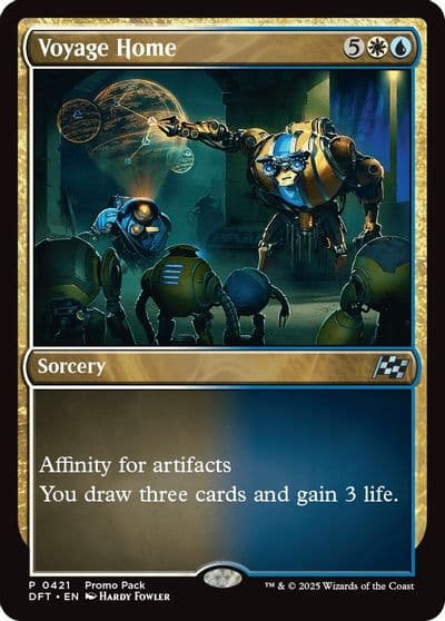 Voyage Home Promo Pack: Aetherdrift Magic card