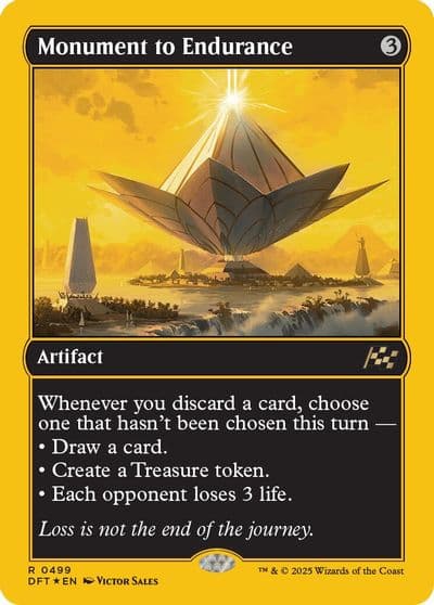 Monument to Endurance First Place Foil Aetherdrift Magic card