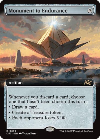 Monument to Endurance Extended Art Aetherdrift Magic card