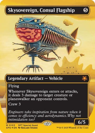 Skysovereign Consul Flagship First Place Foil Special Guests Magic card
