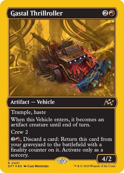 Gastal Thrillroller First Place Foil Aetherdrift Magic card