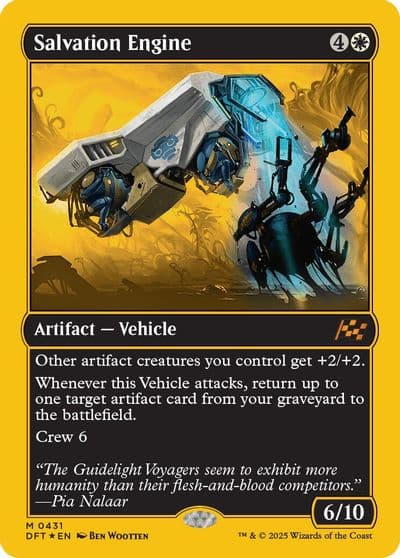 Salvation Engine First Place Foil Aetherdrift Magic card