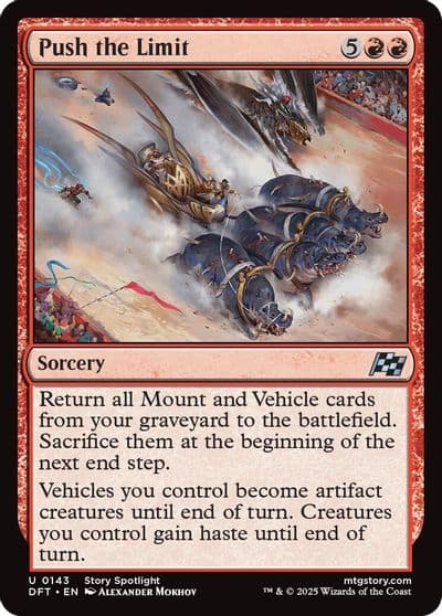 Push the Limit Aetherdrift Magic card
