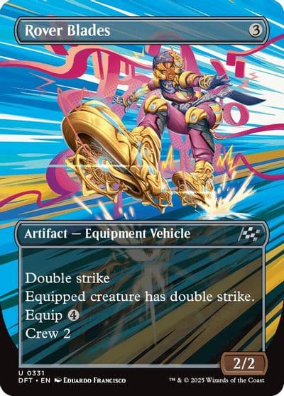 Rover Blades Borderless Aetherdrift Magic card