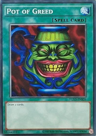 Pot of Greed King of Games: Yugi's Legendary Decks (2020 Date Reprint) Yu-Gi-Oh! card