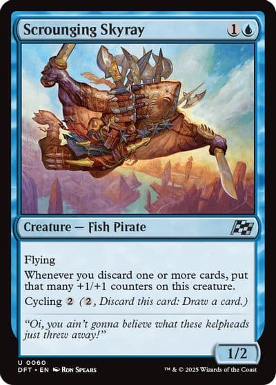 Scrounging Skyray Aetherdrift Magic card