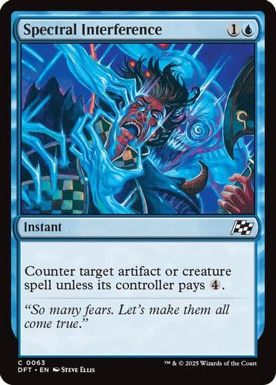 Spectral Interference Aetherdrift Magic card