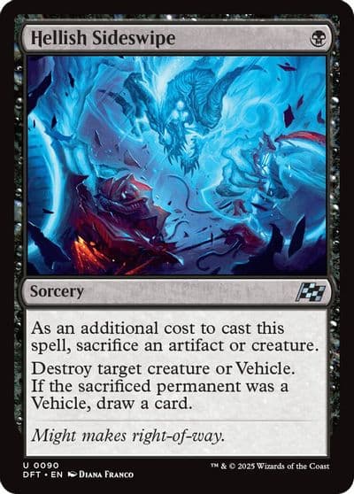Hellish Sideswipe Aetherdrift Magic card