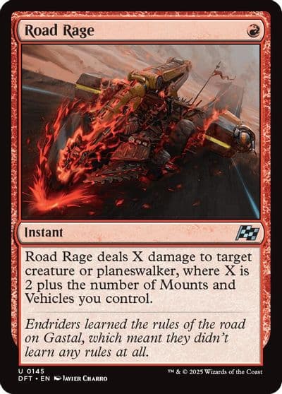 Road Rage Aetherdrift Magic card
