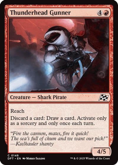 Thunderhead Gunner Aetherdrift Magic card