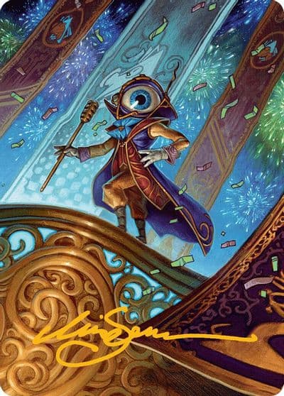 Vnwxt Verbose Host Art Card Gold Stamped Signature Art Series: Aetherdrift Magic card
