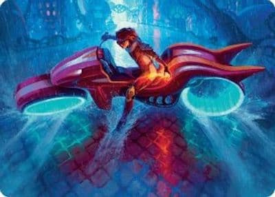 Chandra Spark Hunter Art Card Art Series: Aetherdrift Magic card