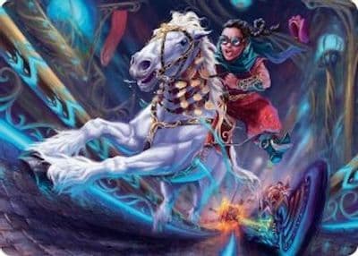 Gilded Ghoda Art Card Art Series: Aetherdrift Magic card