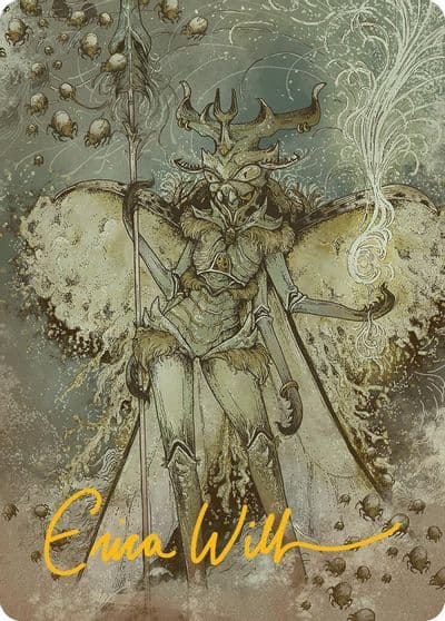 Aatchik Emerald Radian Art Card 6 54 Gold Stamped Signature Art Series: Aetherdrift Magic card