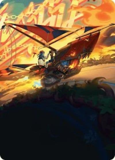 Boosted Sloop Art Card Art Series: Aetherdrift Magic card