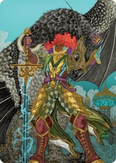 Caradora Heart of Alacria Art Card 3 54 Art Series: Aetherdrift Magic card