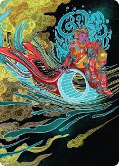 Cloudspire Skycycle Art Card Art Series: Aetherdrift Magic card