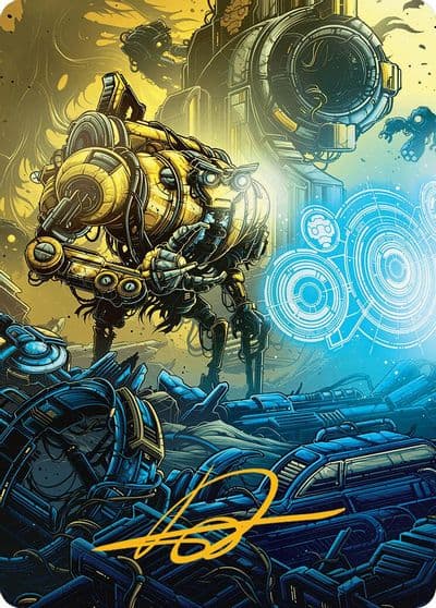 Mendicant Core Guidelight Art Card 1 54 Gold Stamped Signature Art Series: Aetherdrift Magic card