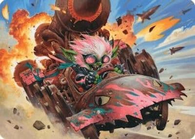 Redshift Rocketeer Chief Art Card Art Series: Aetherdrift Magic card