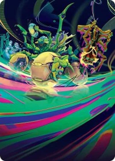 Thundering Broodwagon Art Card Art Series: Aetherdrift Magic card