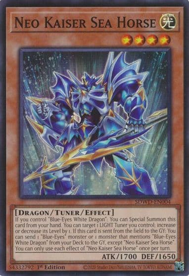 Neo Kaiser Sea Horse Structure Deck: Blue-Eyes White Destiny Yu-Gi-Oh! card