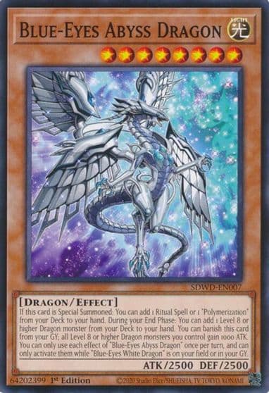 Blue Eyes Abyss Dragon Structure Deck: Blue-Eyes White Destiny Yu-Gi-Oh! card