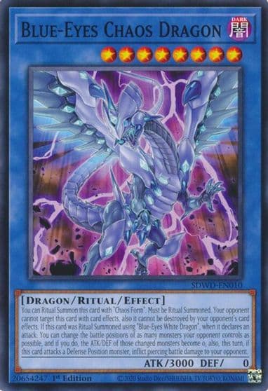Blue Eyes Chaos Dragon Structure Deck: Blue-Eyes White Destiny Yu-Gi-Oh! card
