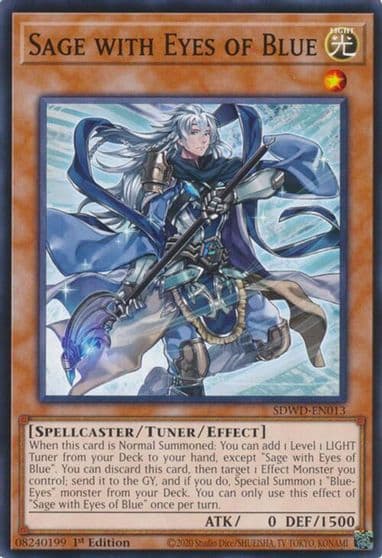 Sage with Eyes of Blue Structure Deck: Blue-Eyes White Destiny Yu-Gi-Oh! card