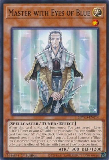 Master with Eyes of Blue Structure Deck: Blue-Eyes White Destiny Yu-Gi-Oh! card