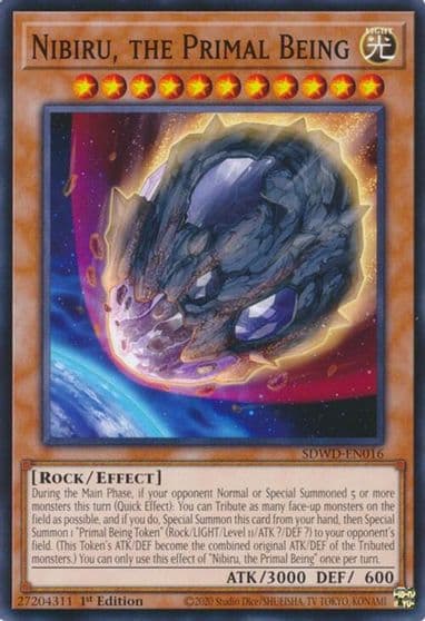 Nibiru the Primal Being Structure Deck: Blue-Eyes White Destiny Yu-Gi-Oh! card