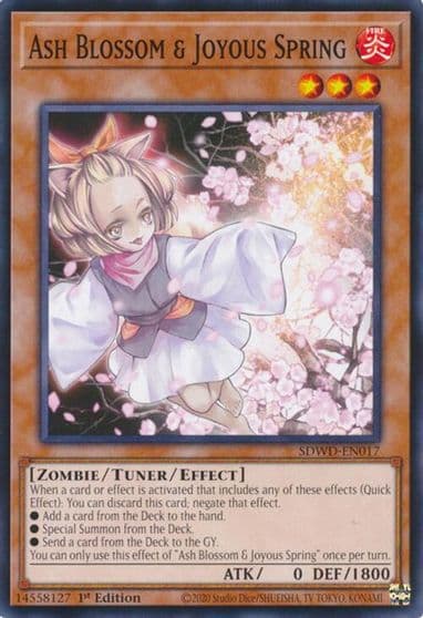 Ash Blossom and Joyous Spring Structure Deck: Blue-Eyes White Destiny Yu-Gi-Oh! card