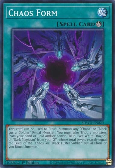Chaos Form Structure Deck: Blue-Eyes White Destiny Yu-Gi-Oh! card