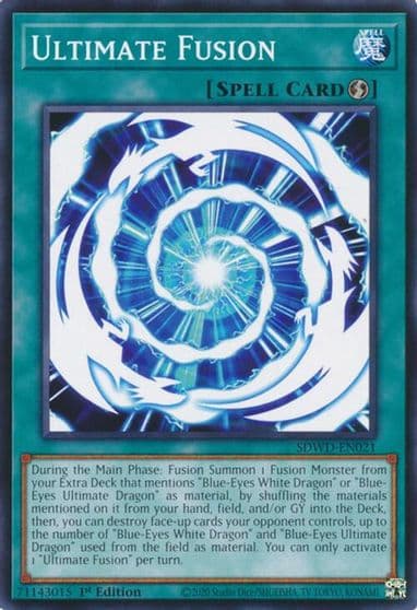 Ultimate Fusion Structure Deck: Blue-Eyes White Destiny Yu-Gi-Oh! card