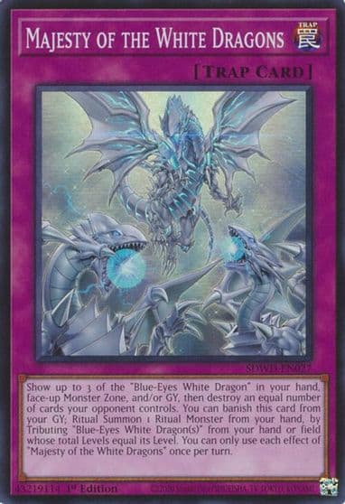 Majesty of the White Dragons Structure Deck: Blue-Eyes White Destiny Yu-Gi-Oh! card