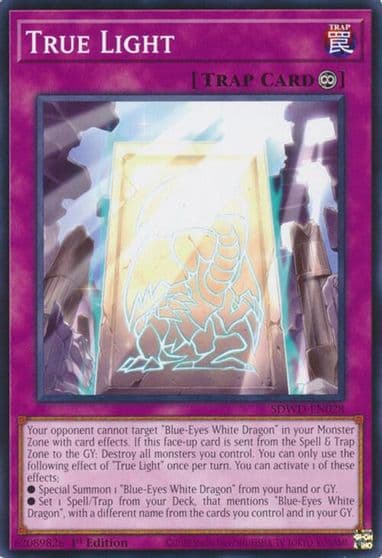 True Light Structure Deck: Blue-Eyes White Destiny Yu-Gi-Oh! card