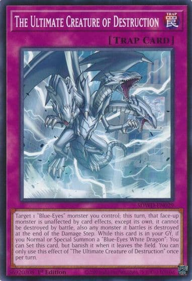 The Ultimate Creature of Destruction Structure Deck: Blue-Eyes White Destiny Yu-Gi-Oh! card